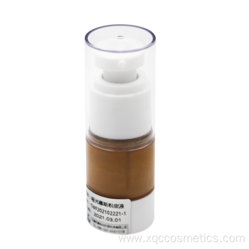 Non comedogenic organic waterproof liquid foundation spf 15